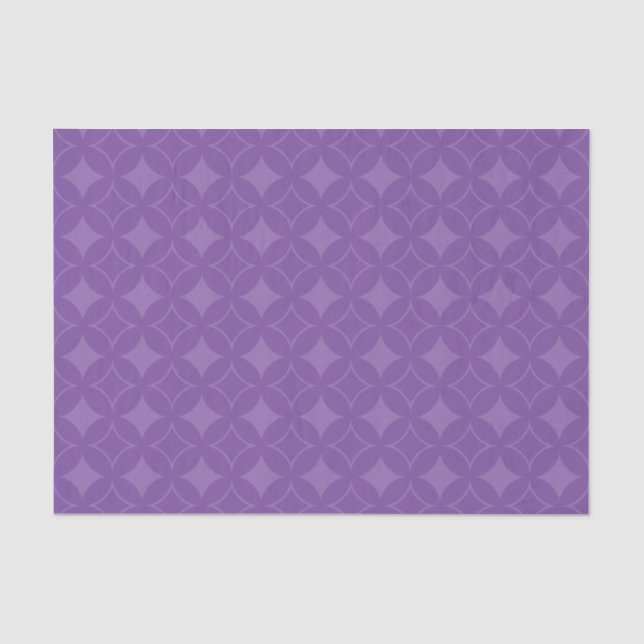 Purple shippo pattern tissue paper (Front)