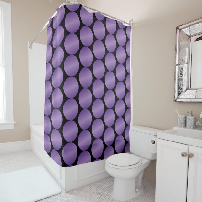 Purple Shower Curtain (In Situ)