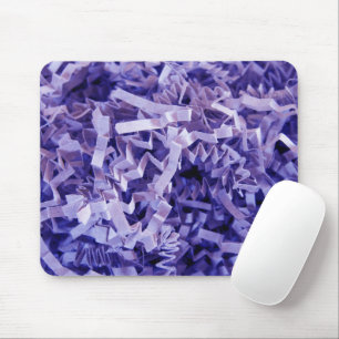 Purple Shredded Crinkled Paper Mouse Mat
