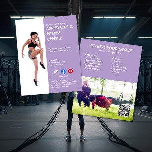 purple Sidebar Photo gym personal trainer fit Fl Flyer