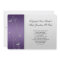 Purple Silver Floral Butterflies Wedding