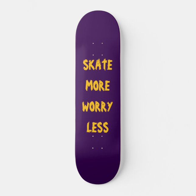 Purple Skateboard  (Front)