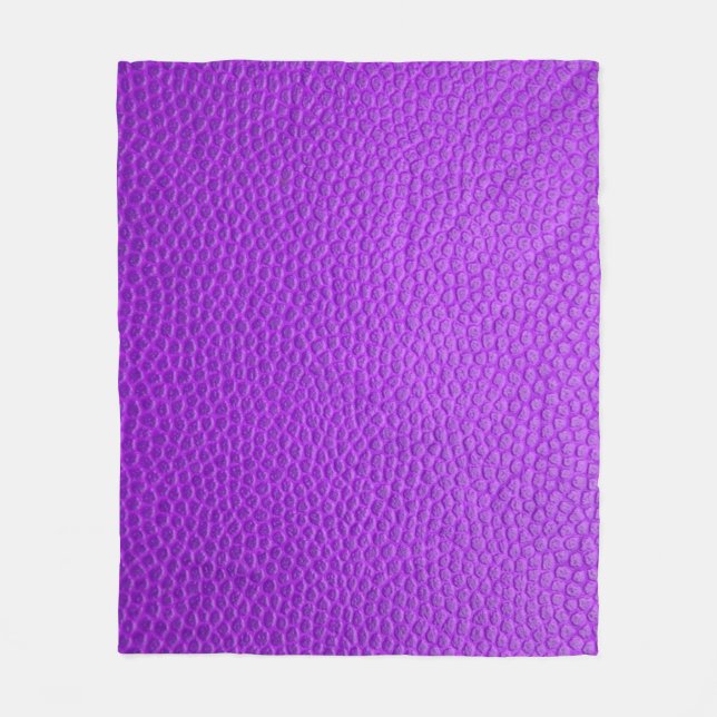 Purple skin skin texture skin fleece blanket (Front)