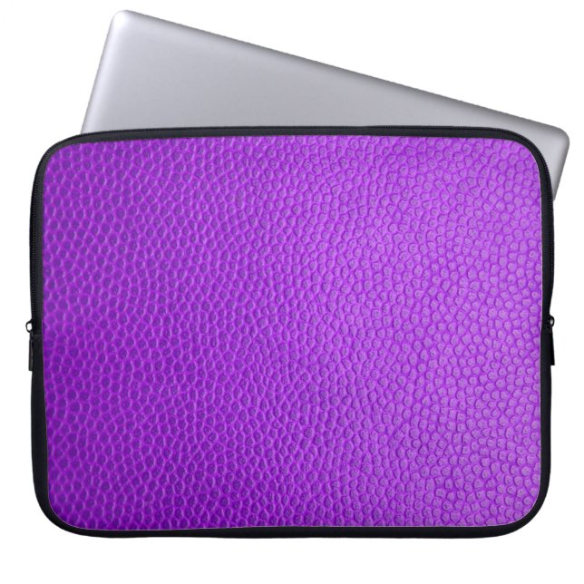 Purple skin skin texture skin laptop sleeve (Front)