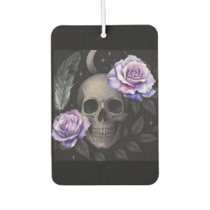 PURPLE SKULL CAR AIR FRESHENER