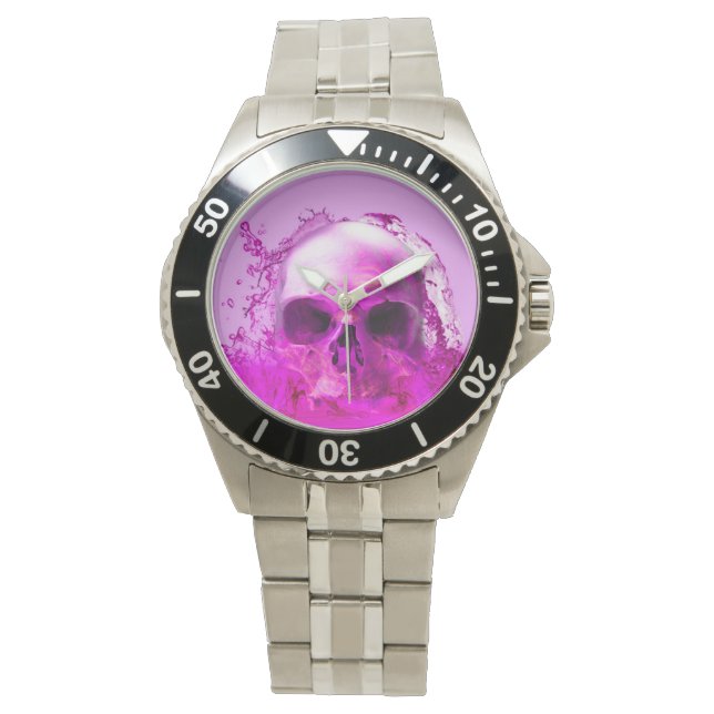 Purple Skull in Water Watch (Front)