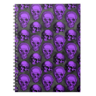 Purple Skull Note book