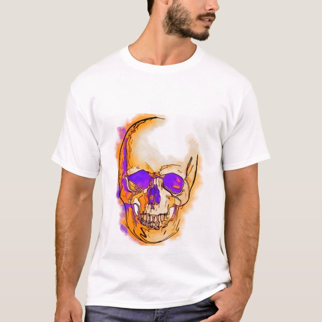Purple skull T-Shirt (Front)