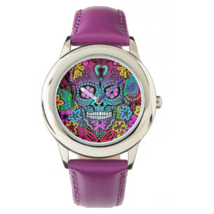 Purple Skull Watch
