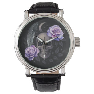 PURPLE SKULL  WATCH