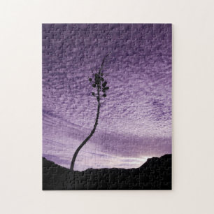 Purple Sky Landscape Jigsaw Puzzle