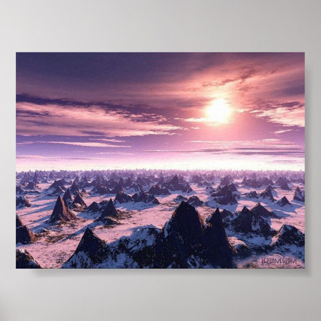 Purple sky poster (Front)