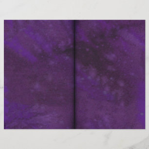 Purple Sky Scrapbook Paper