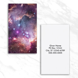Purple Small Magellanic Cloud Business Card