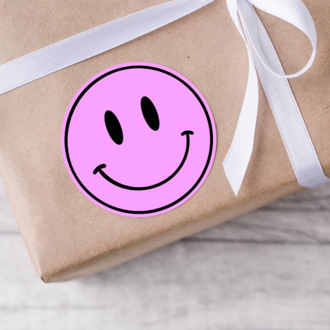Purple Smiley One Happy Dude/Gal Birthday Stickers (Creator Uploaded)