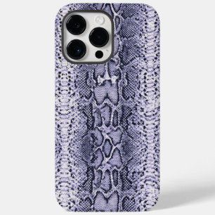  Purple Snake Skin Animal Print Case-Mate iPhone 14 Pro Max Case