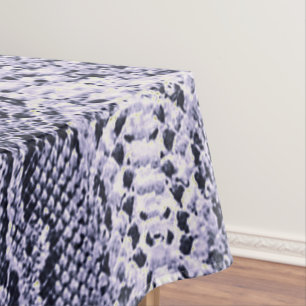 Purple Snake Skin Animal Print Tablecloth