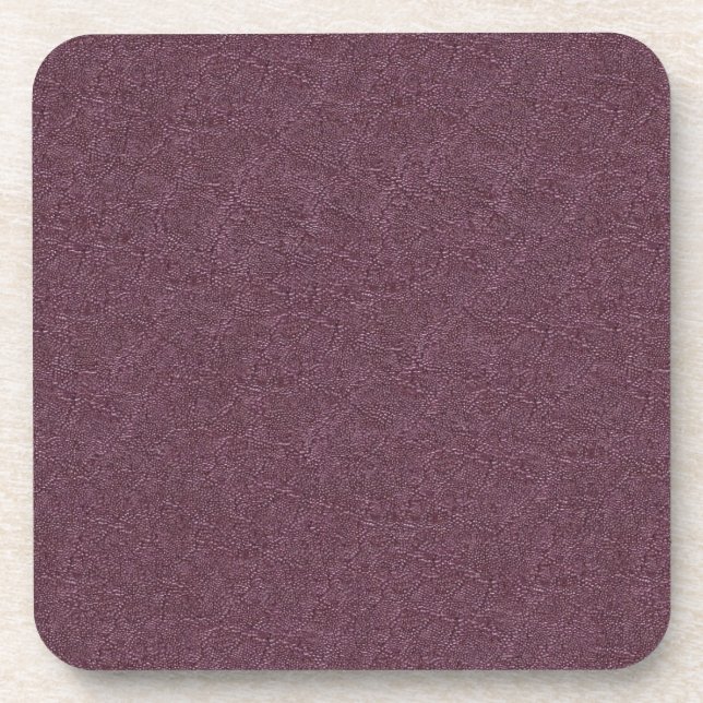 Purple Snake Skin Coaster (Front)
