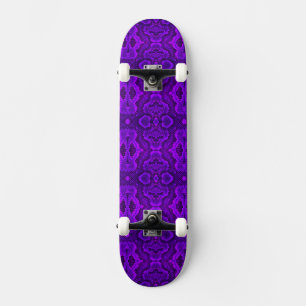 Purple Snake Texture SkateBoard