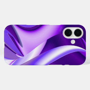 Purple Snow Dream , Abstract Fantasy Rainbow-Art iPhone 16 Case
