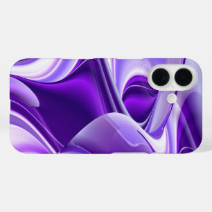 Purple Snow Dream , Abstract Fantasy Rainbow-Art iPhone 16 Case
