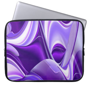 Purple Snow Dream , Abstract Fantasy Rainbow-Art Laptop Sleeve
