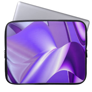 Purple Snow Dream , Abstract Fantasy Rainbow-Art Laptop Sleeve