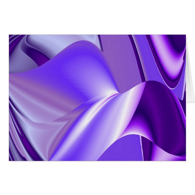 Purple Snow Dreams, Abstract Fantasy-Art (Front Horizontal)