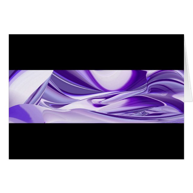 Purple Snow Dreams , Abstract Fantasy Rainbow-Art (Front Horizontal)
