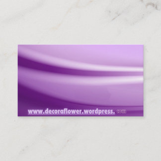 Purple Soft Business Card