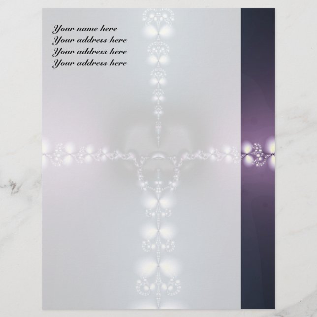 Purple Song Customised Letterhead (Front)