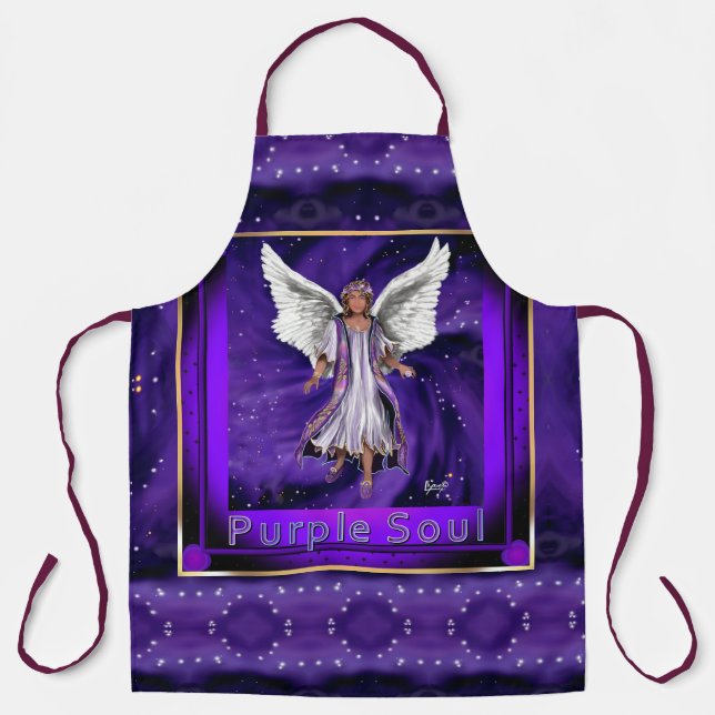 Purple soul apron (Front)