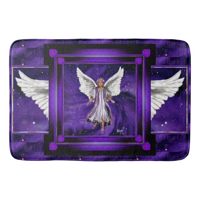Purple Soul  Bath Mat (Front)