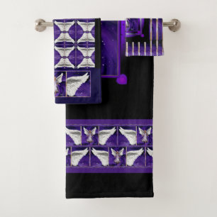 Purple Soul Bath Towel Set