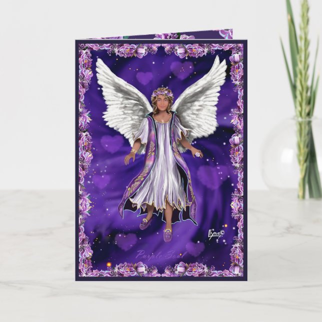 Purple soul birthday card (Front)