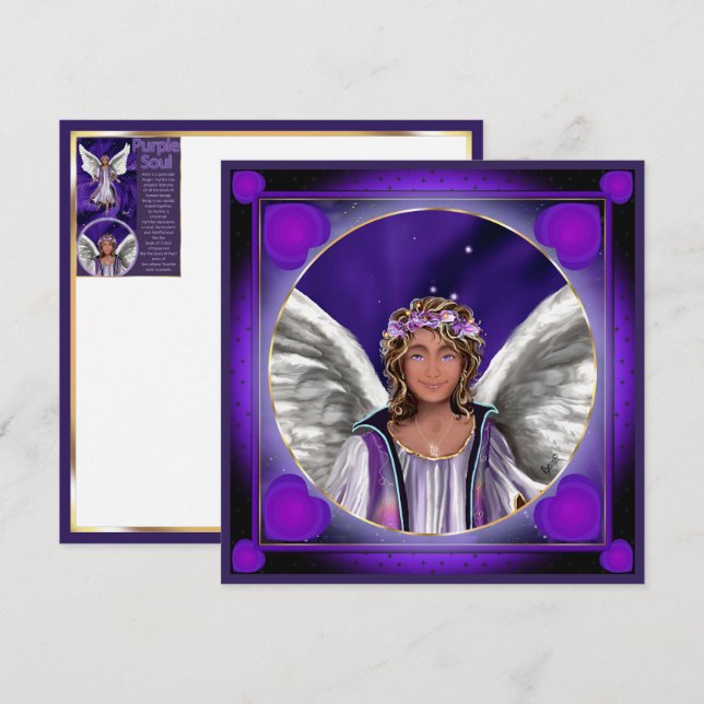 Purple Soul blank card (Front/Back)