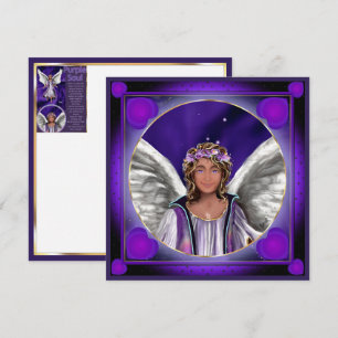 Purple Soul blank card