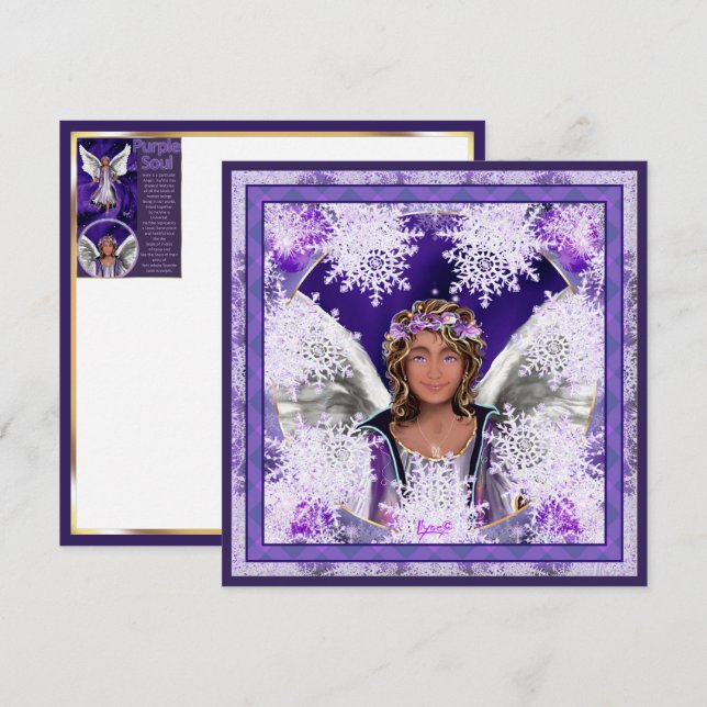 Purple Soul blank card (Front/Back)