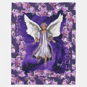 Purple Soul Fleece Blanket