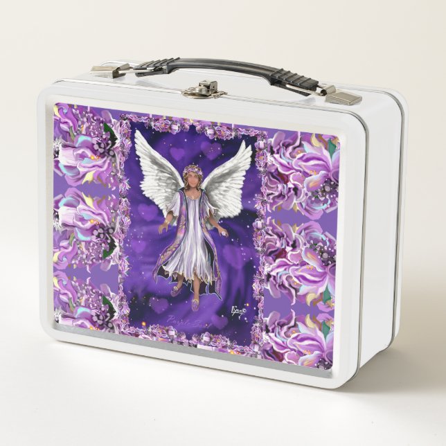 Purple soul metal lunch box (Front)