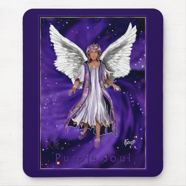 Purple Soul Mouse Pad (Front)