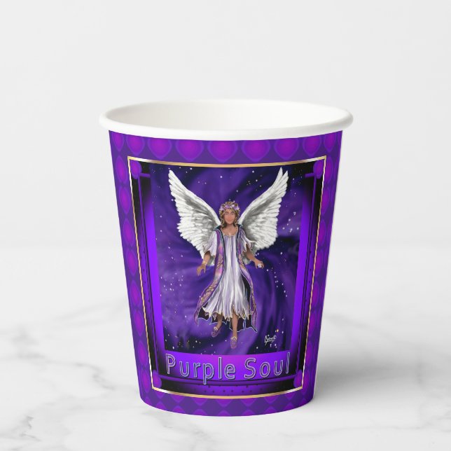 Purple Soul Paper Cups (Back)