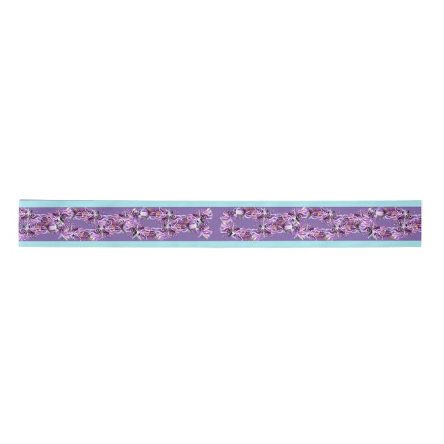 Purple soul satin ribbon (Front)