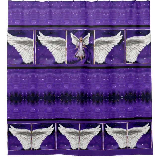 Purple Soul Shower Curtain (Front)