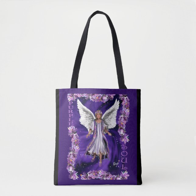 Purple Soul Tote Bag (Front)