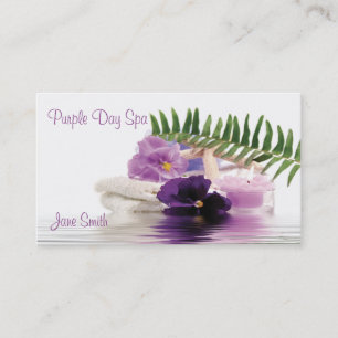 Purple Spa Business Card