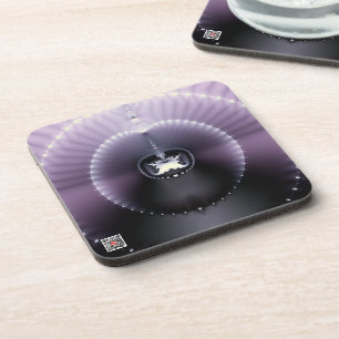 Purple Space Coaster