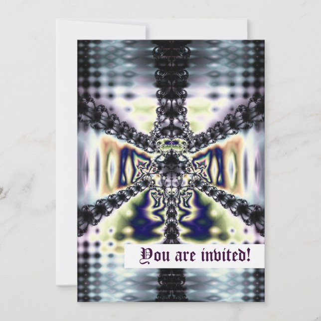 Purple Space Custom Invite (Front)