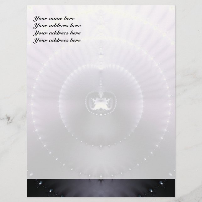 Purple Space Custom Letterhead (Front)