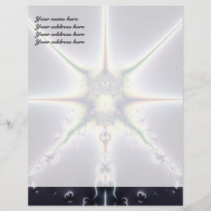 Purple Space Customized Letterhead